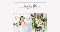 Desktop Screenshot of bellachicfloral.com