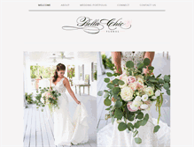 Tablet Screenshot of bellachicfloral.com